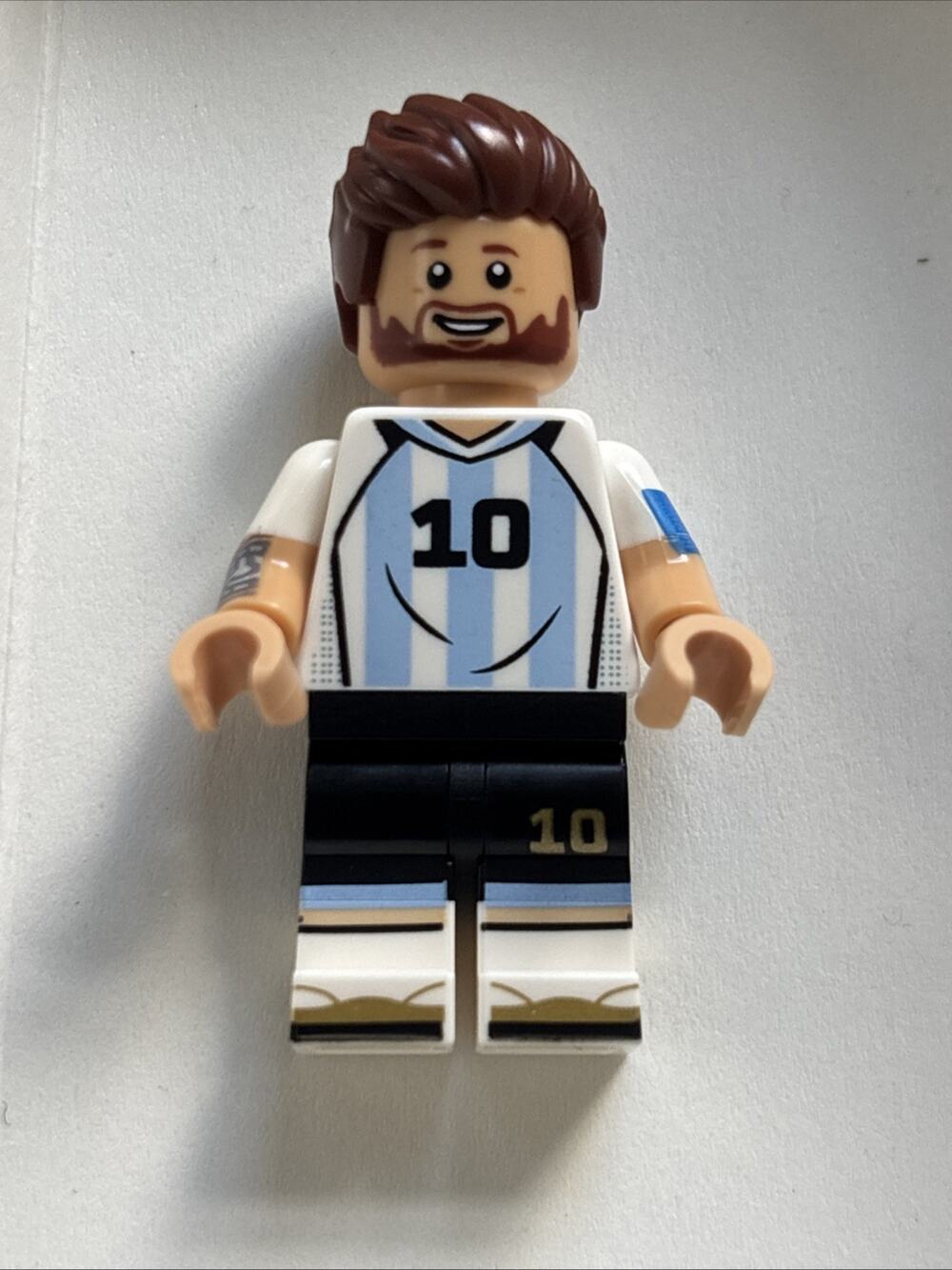 Lego Lionel Messi Minifigure #edi002 Brand New Argentina Set #43011 World Cup